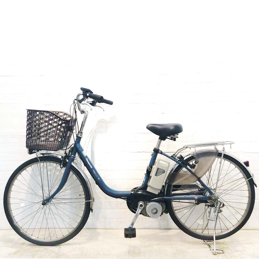 中古電動自転車 パナソニック ビビSS ブルー 24インチ YG067