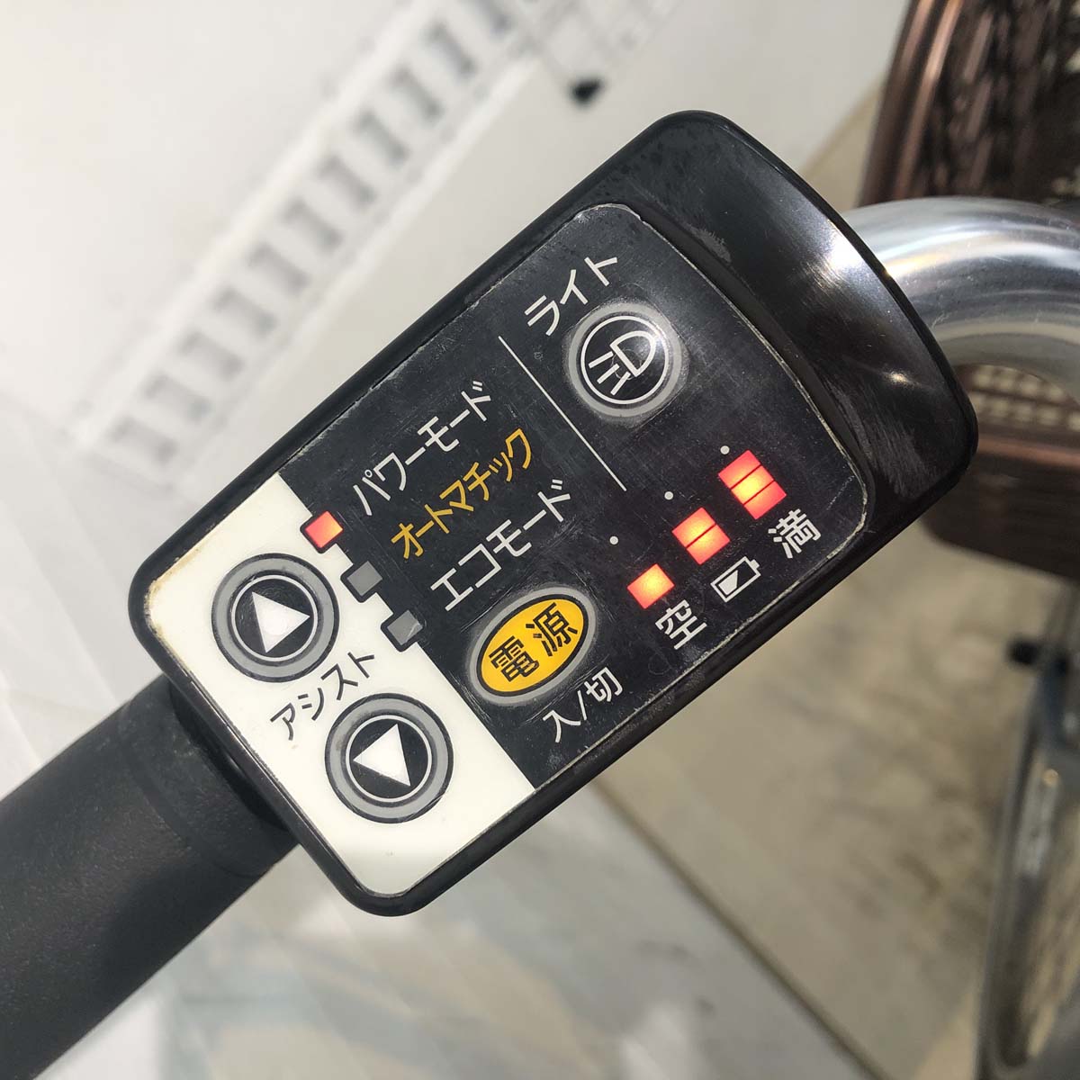 中古電動自転車 パナソニック ビビSS ブルー 24インチ YG067