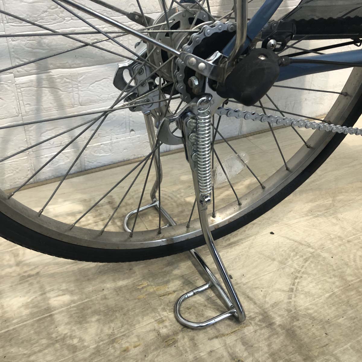 中古電動自転車 パナソニック ビビSS ブルー 24インチ YG067