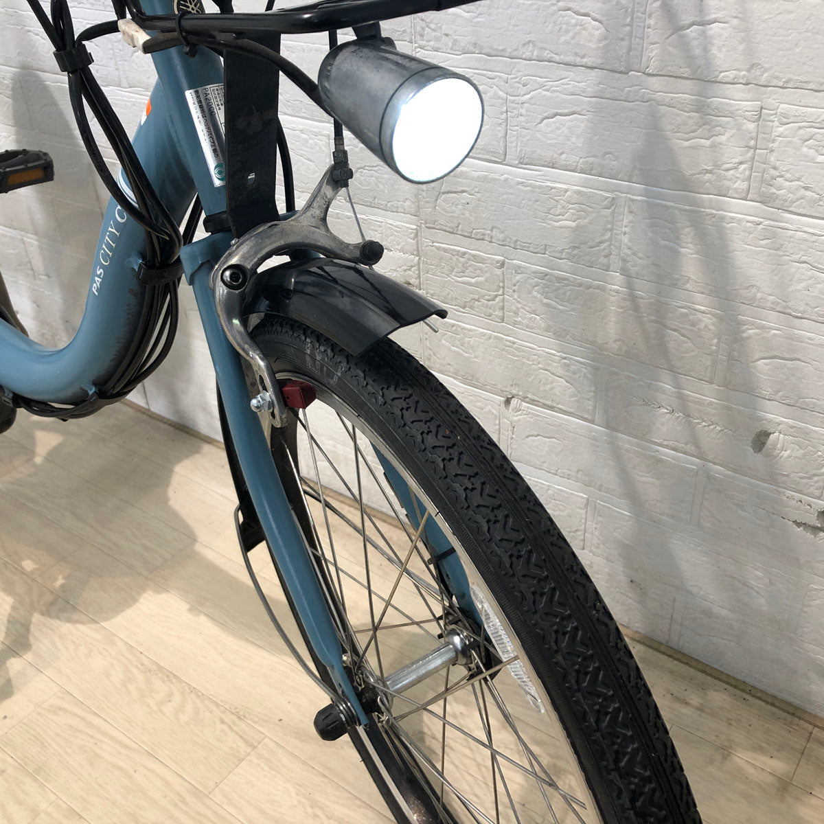 中古電動自転車 ヤマハ PAS CITY C パス シティ C ブルー 20インチ YB026 