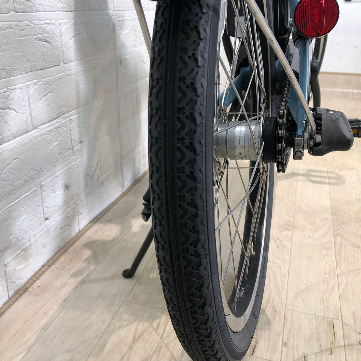 中古電動自転車 ヤマハ PAS CITY C パス シティ C ブルー 20インチ YB026 