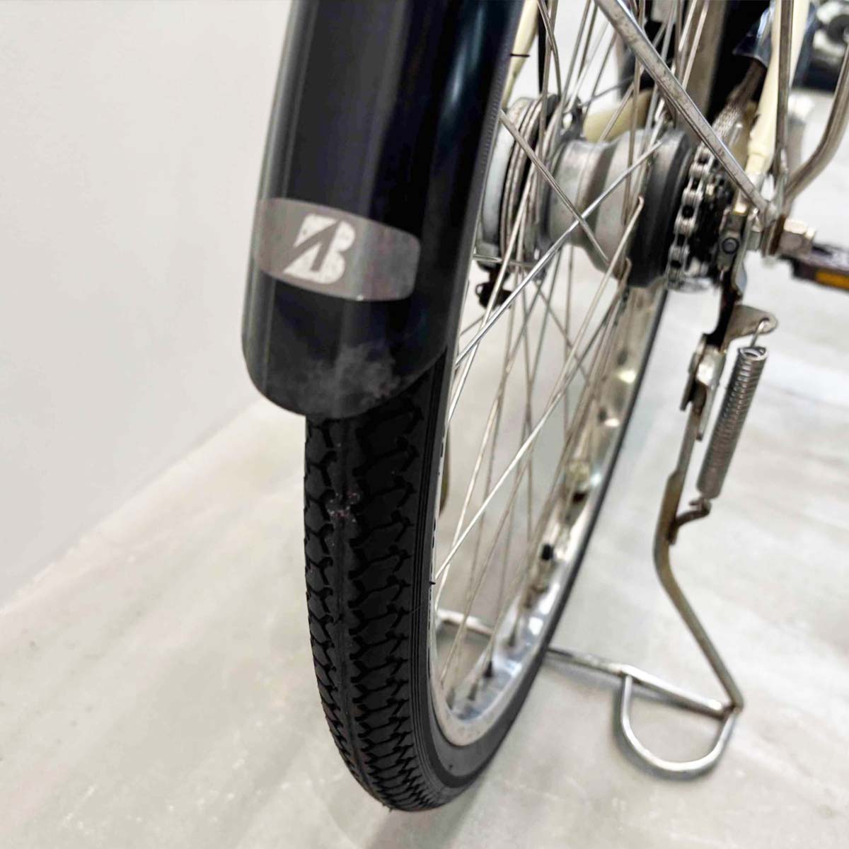 中古電動自転車 ブリヂストン アシスタロイヤル ベージュ 24インチ YJ089