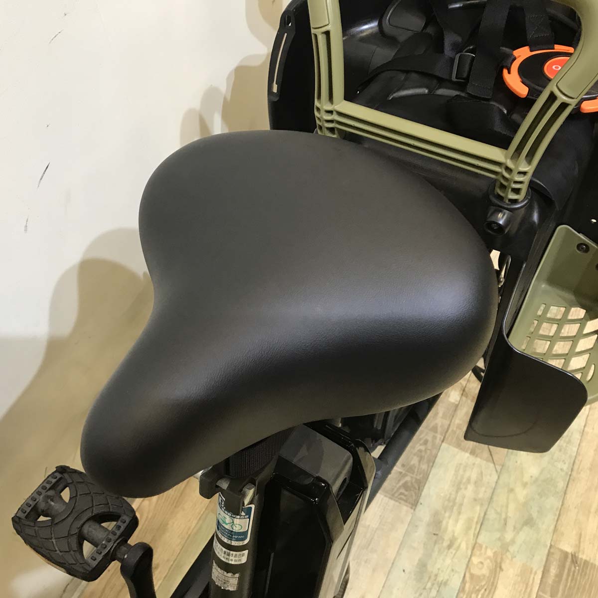 中古電動自転車 ヤマハ PAS Kiss mini パス キッス ミニ カーキ 20インチ KA038