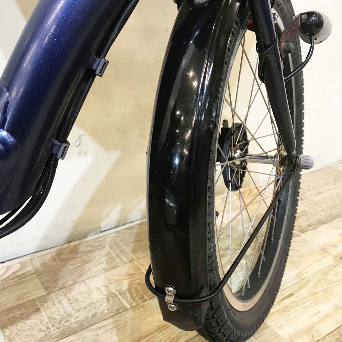 中古電動自転車 ヤマハ PAS Kiss mini パス キッス ミニ ネイビー 20インチ KA039