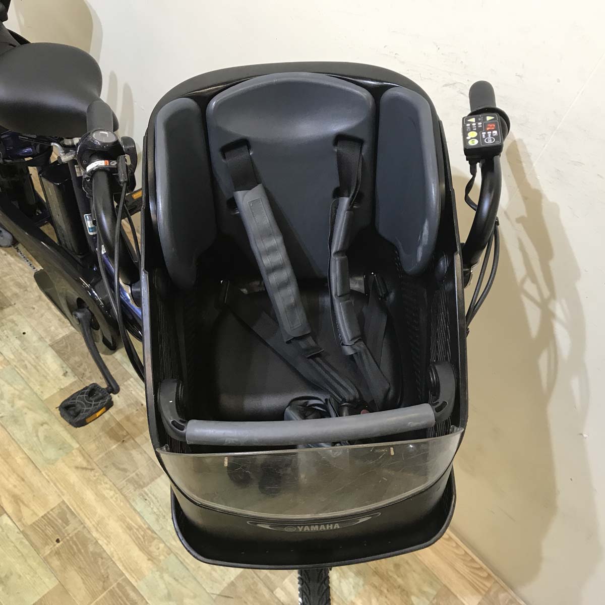 中古電動自転車 ヤマハ PAS Kiss mini パス キッス ミニ ネイビー 20インチ KA039