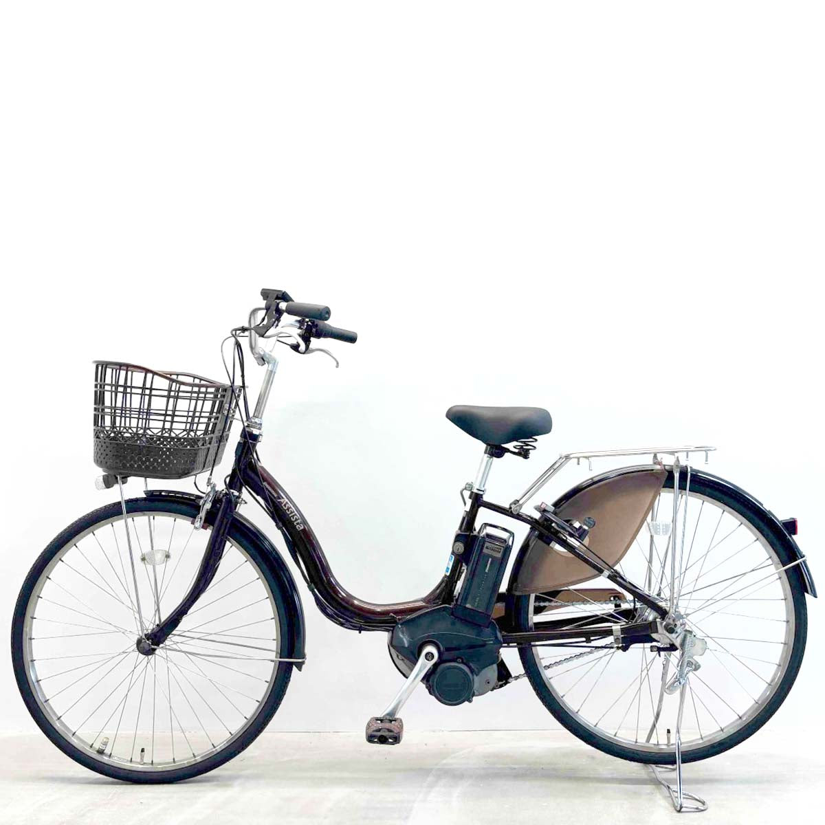 中古電動自転車 ブリヂストン アシスタDX ブラウン 26インチ YJ091