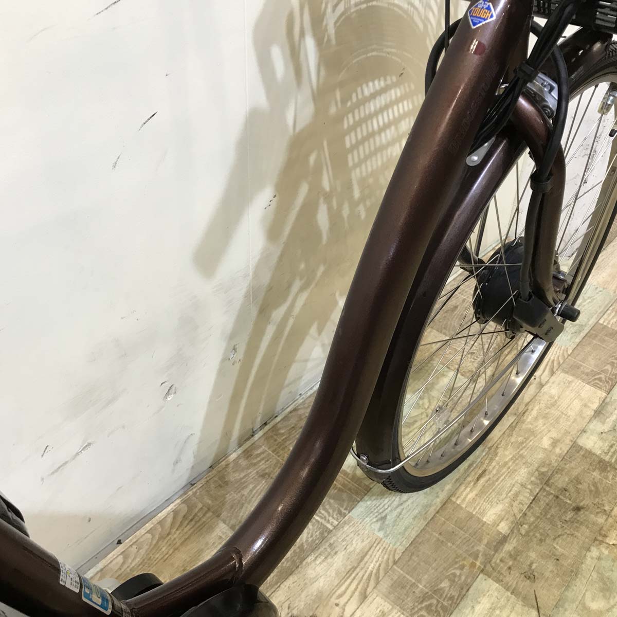 中古電動自転車  ブリヂストン フロンティア DX ブラウン 26インチ KF066