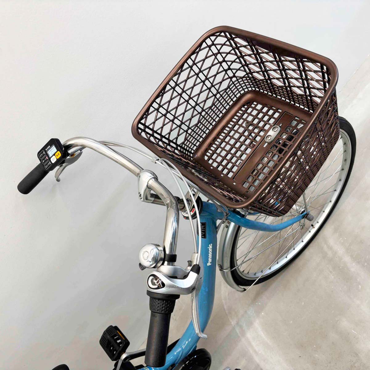 中古電動自転車 パナソニック ビビLU ブルー 26インチ YJ092