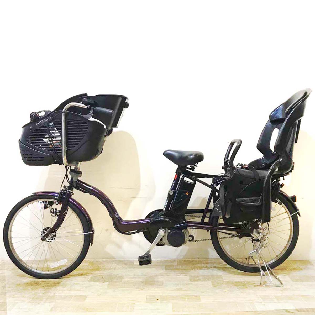 中古電動自転車 パナソニック ギュット ミニ パープル 20インチ KA040