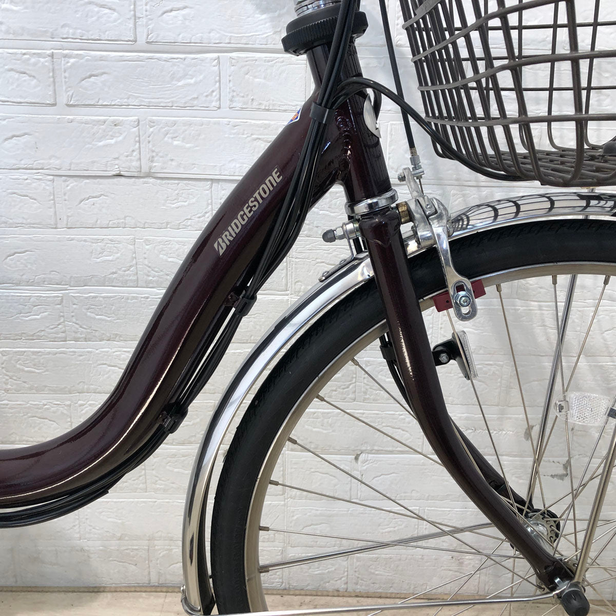 中古電動自転車 ブリヂストン アシスタ U DX ブラウン 24インチ SR408Y