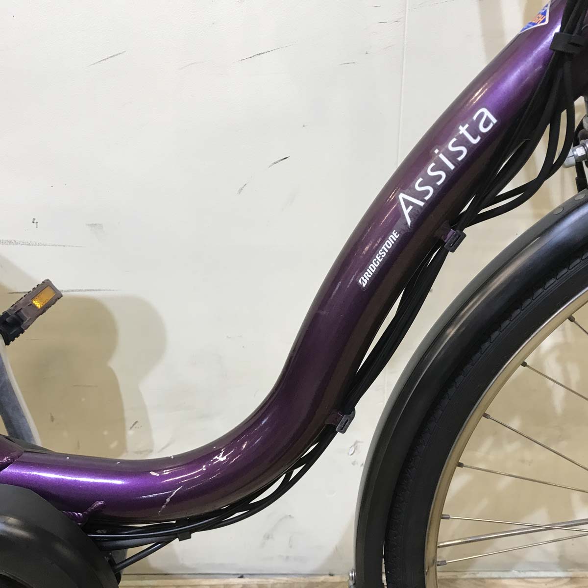 ブリヂストン アシスタ DX パープル 26インチ KA041 【中古車】
