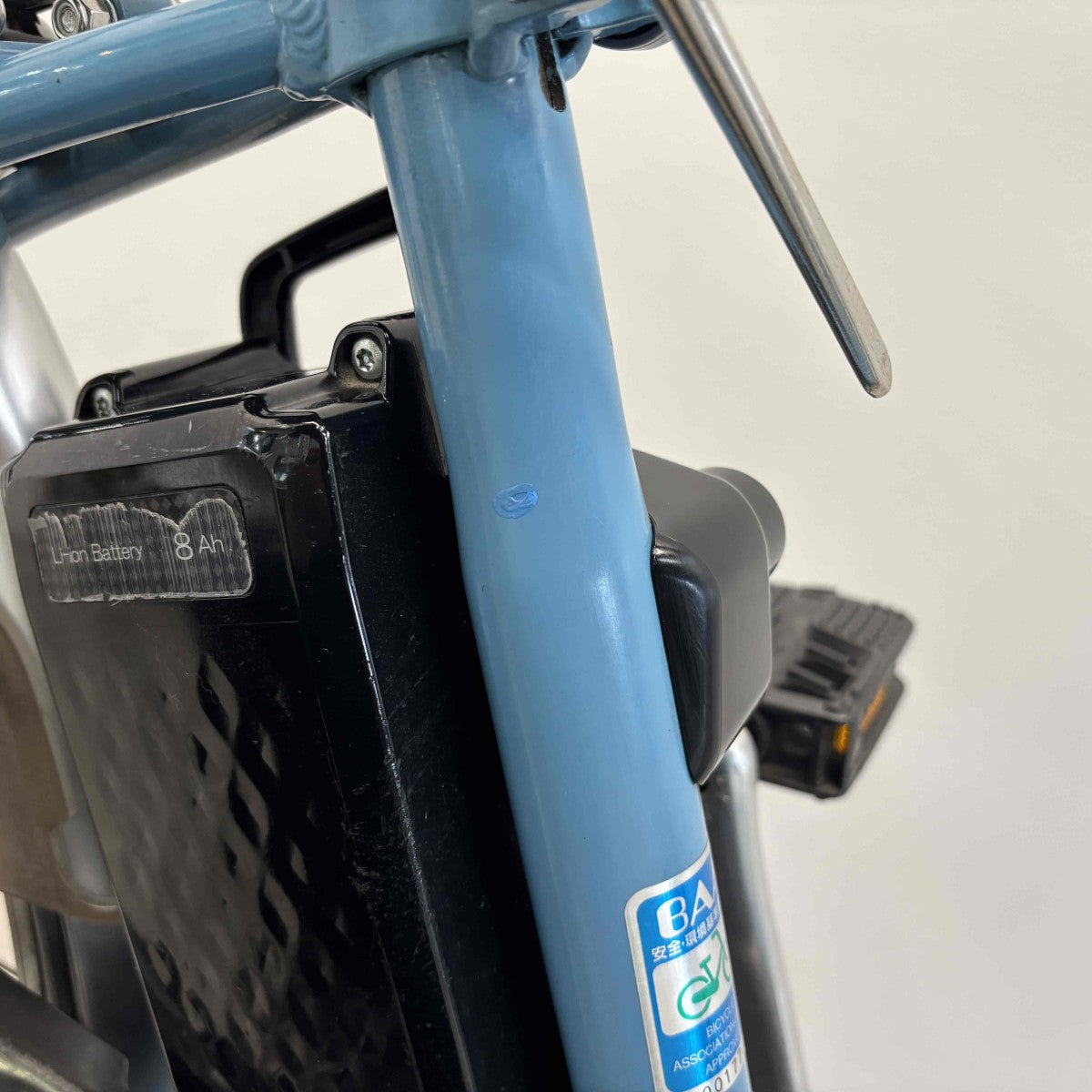中古電動自転車 パナソニック ビビLU ブルー 26インチ YJ092