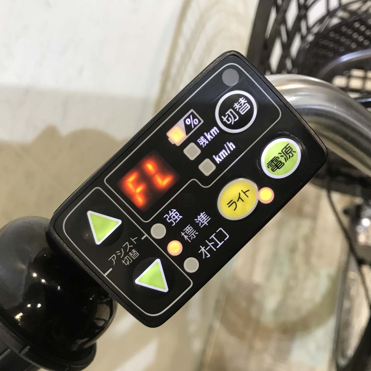 中古電動自転車 ブリヂストン アシスタ DX パープル 26インチ KA041 