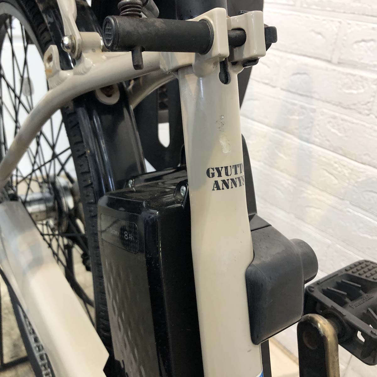 整備済☆送料込！パナソニック ギュットプラス 26インチ 電動アシスト中古車 中古電動自転車 パナソニック ギュットアニーズF ベージュ 26インチ