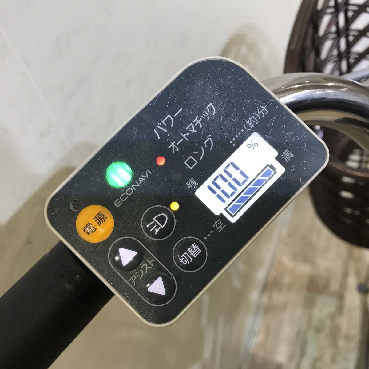 中古電動自転車 パナソニック ビビ DX ホワイト 26インチ KA042