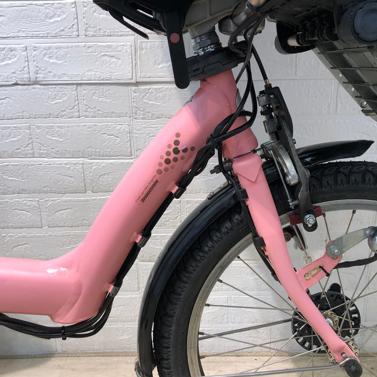 中古電動自転車 ブリヂストン アンジェリーノ プティット e ピンク 20