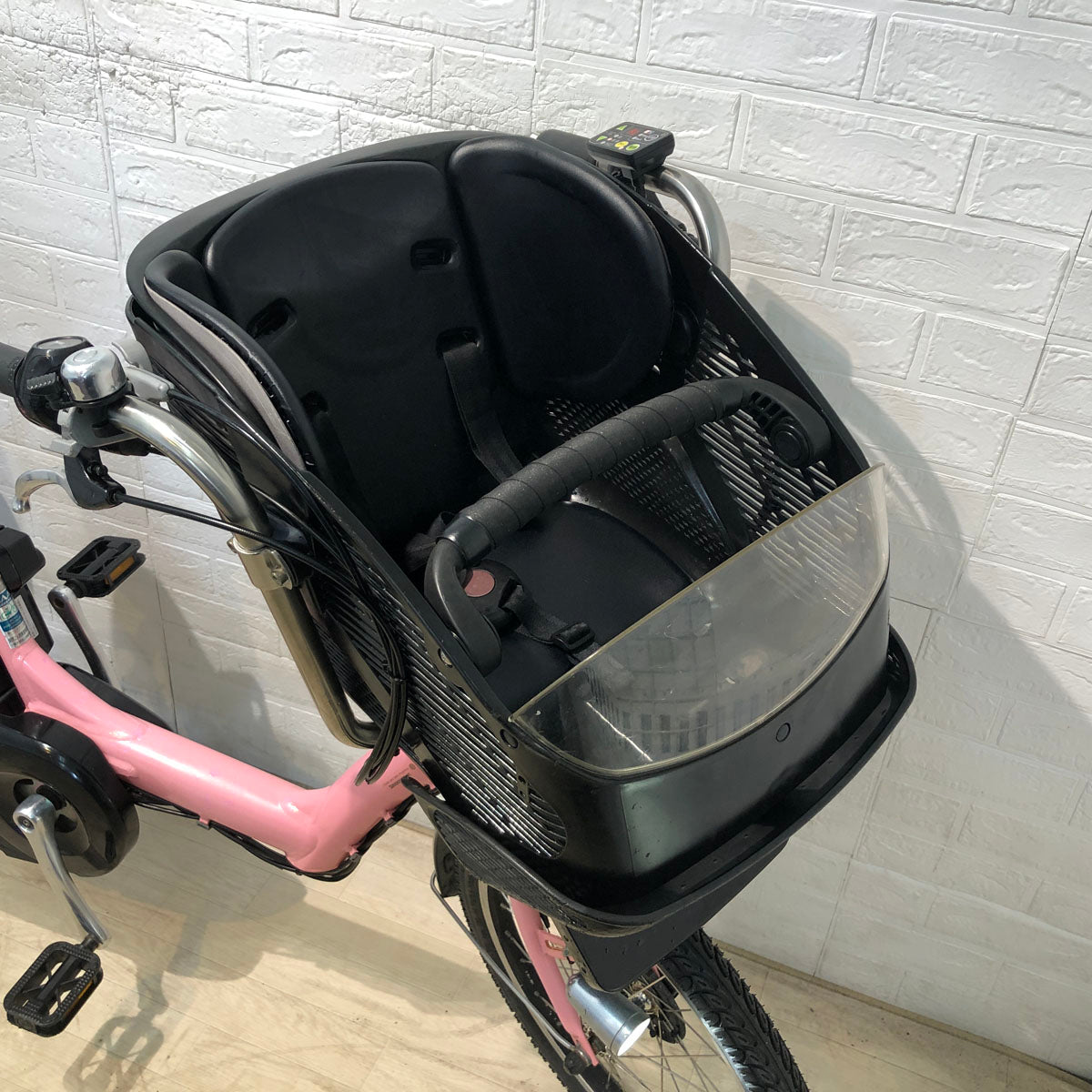 中古電動自転車 ブリヂストン アンジェリーノ プティット e ピンク 20インチ YB030
