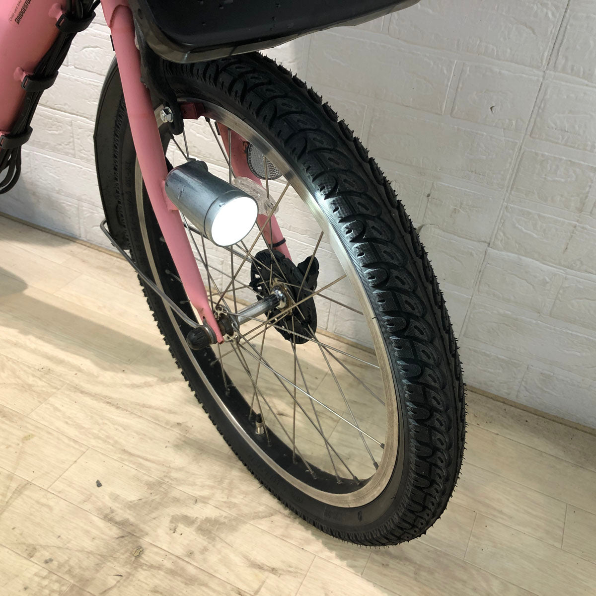 中古電動自転車 ブリヂストン アンジェリーノ プティット e ピンク 20インチ YB030