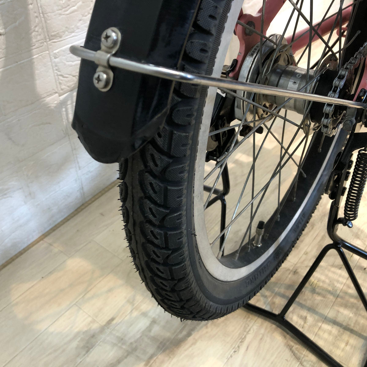 中古電動自転車 ブリヂストン アンジェリーノ プティット e ピンク 20インチ YB030