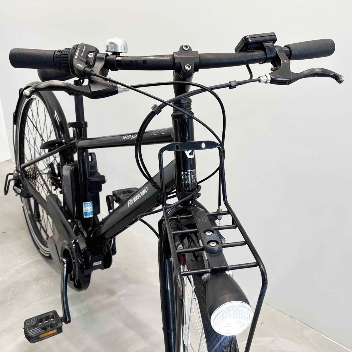 中古電動自転車 パナソニック ベロスター ブラック 700C YJ094