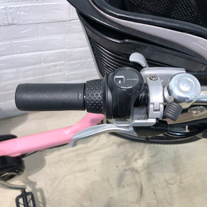 ブリヂストン アンジェリーノ プティット e ピンク 20インチ YB030【中古車】