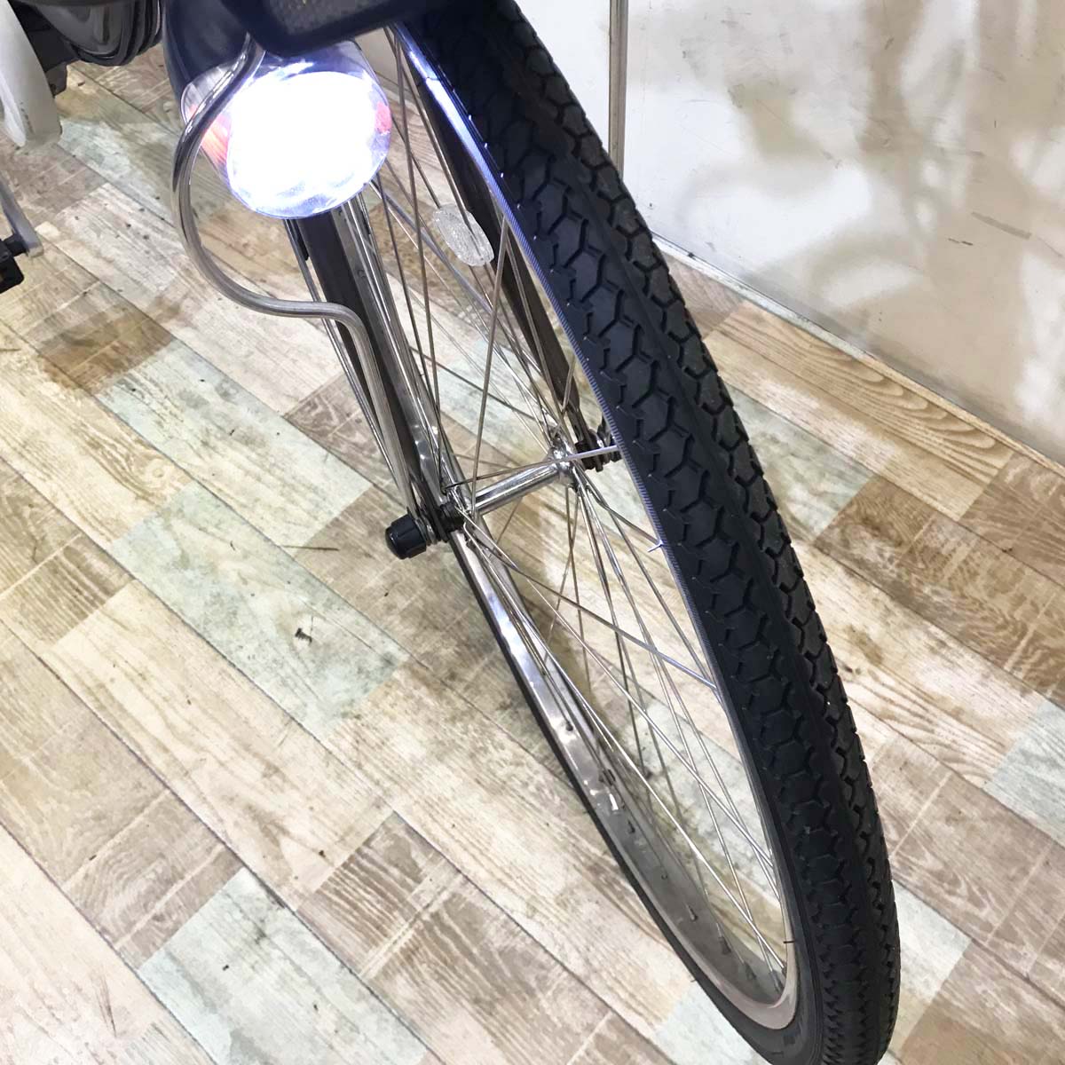 中古電動自転車 パナソニック ビビ スペシャル5 ブラウン 26インチ KA043