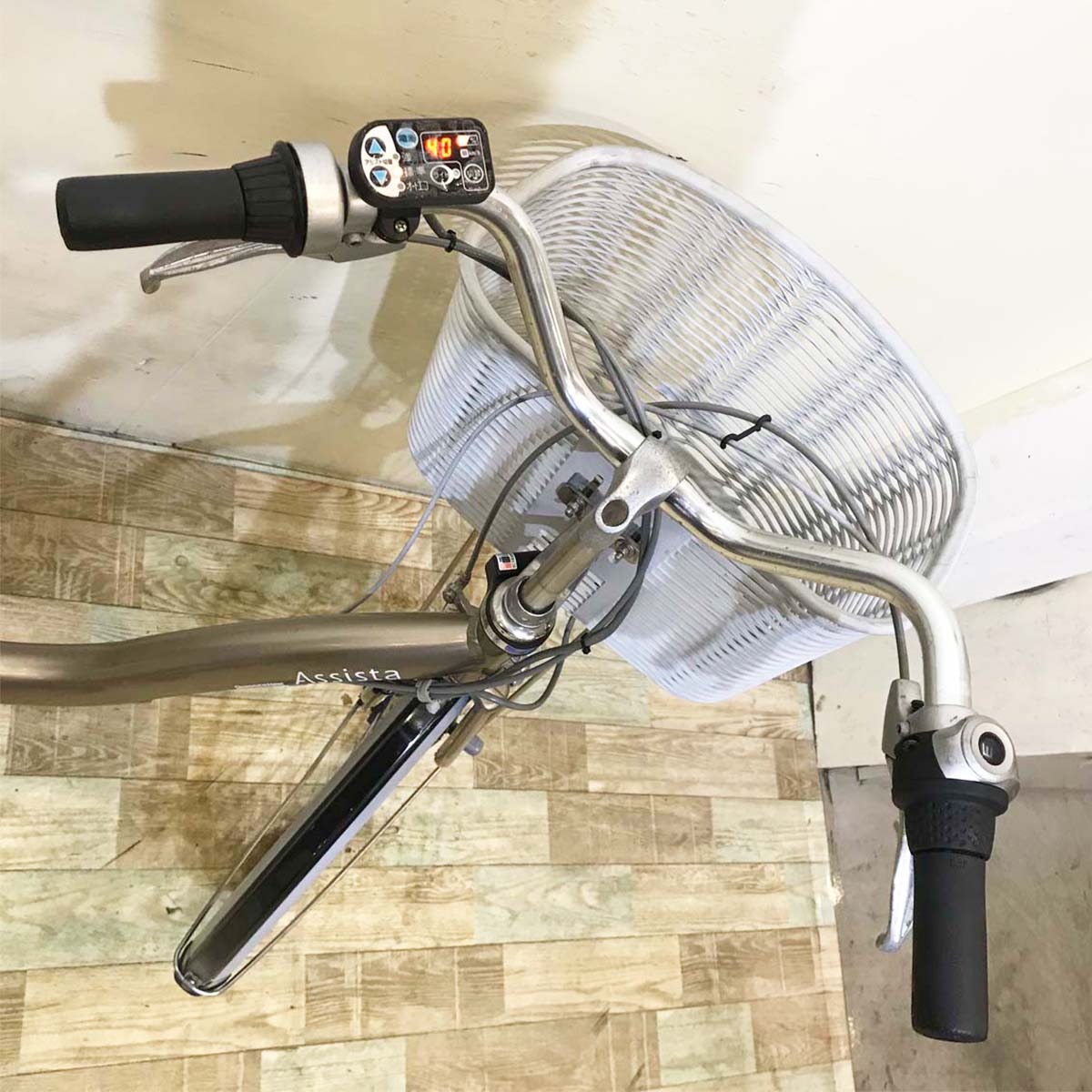 中古電動自転車 ブリヂストン アシスタ DX ゴールド 26インチ KA044