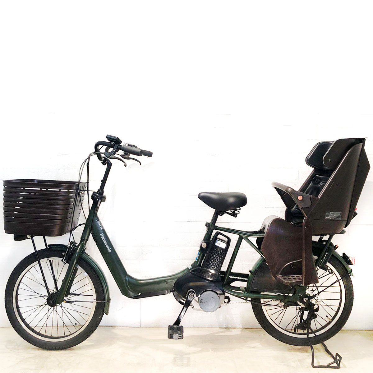 中古電動自転車 パナソニック ギュット アニーズ DX グリーン 20インチ YB033
