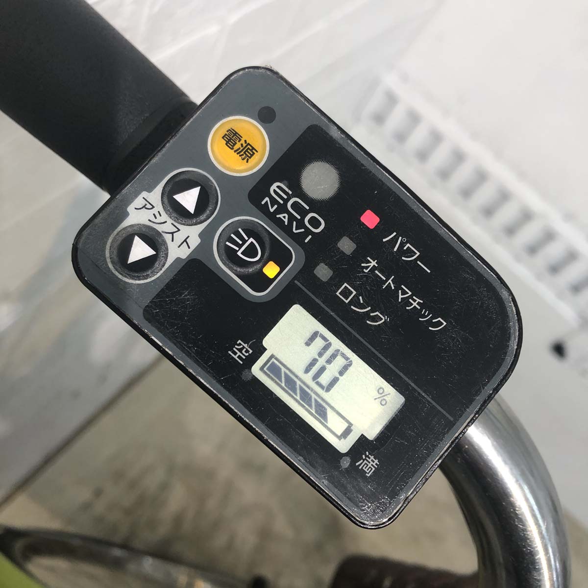 中古電動自転車 パナソニック ビビDX SD グリーン 26インチ YG075