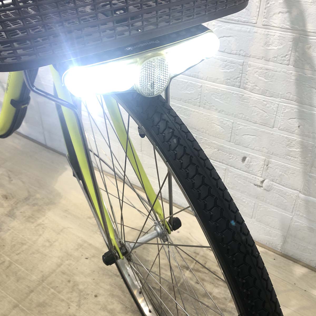 中古電動自転車 パナソニック ビビDX SD グリーン 26インチ YG075