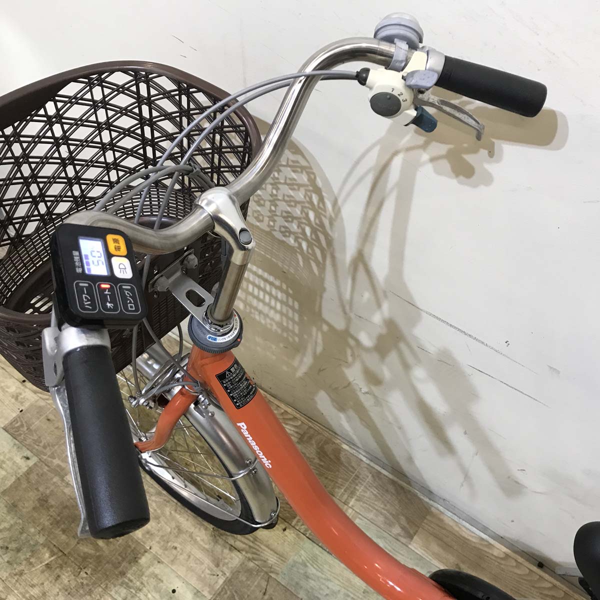 中古電動自転車 パナソニック ビビ LS オレンジ 20インチ KA045