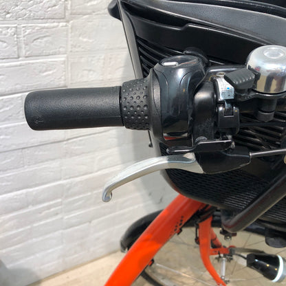 ブリヂストン アンジェリーノ e オレンジ 前22×後26インチ YU064【中古車】