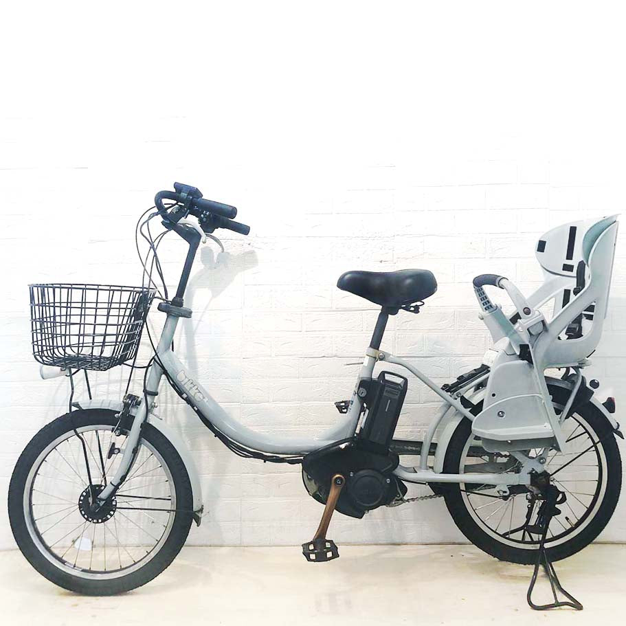中古電動自転車 ブリヂストン ビッケ2e グレー 20インチ YG076