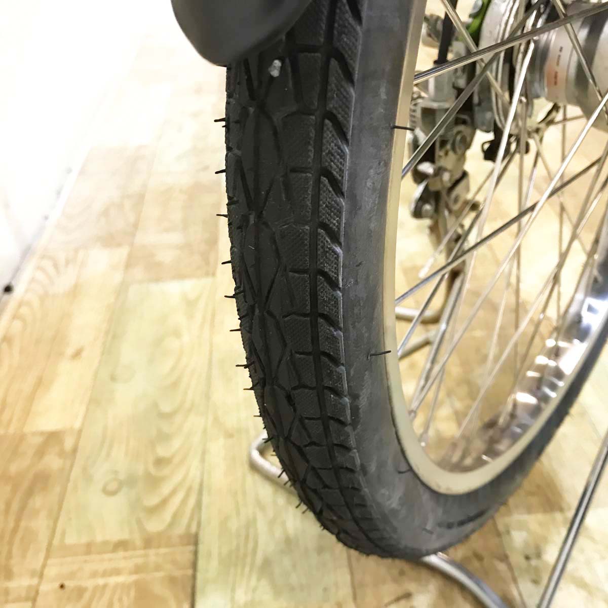 中古電動自転車 パナソニック ギュット ミニ DX グリーン 20インチ KA046