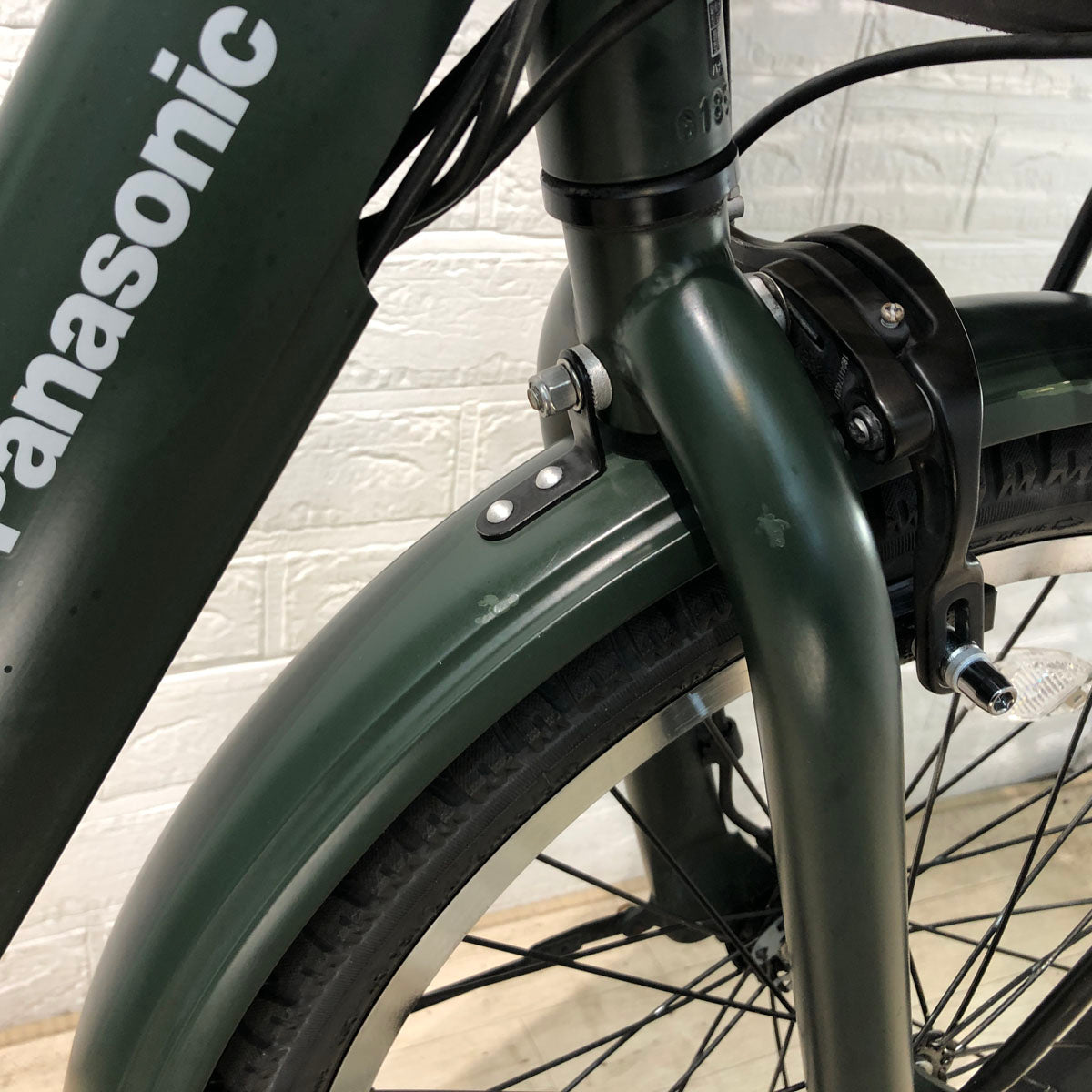 中古電動自転車 パナソニック ギュット アニーズ DX グリーン 20インチ YB033
