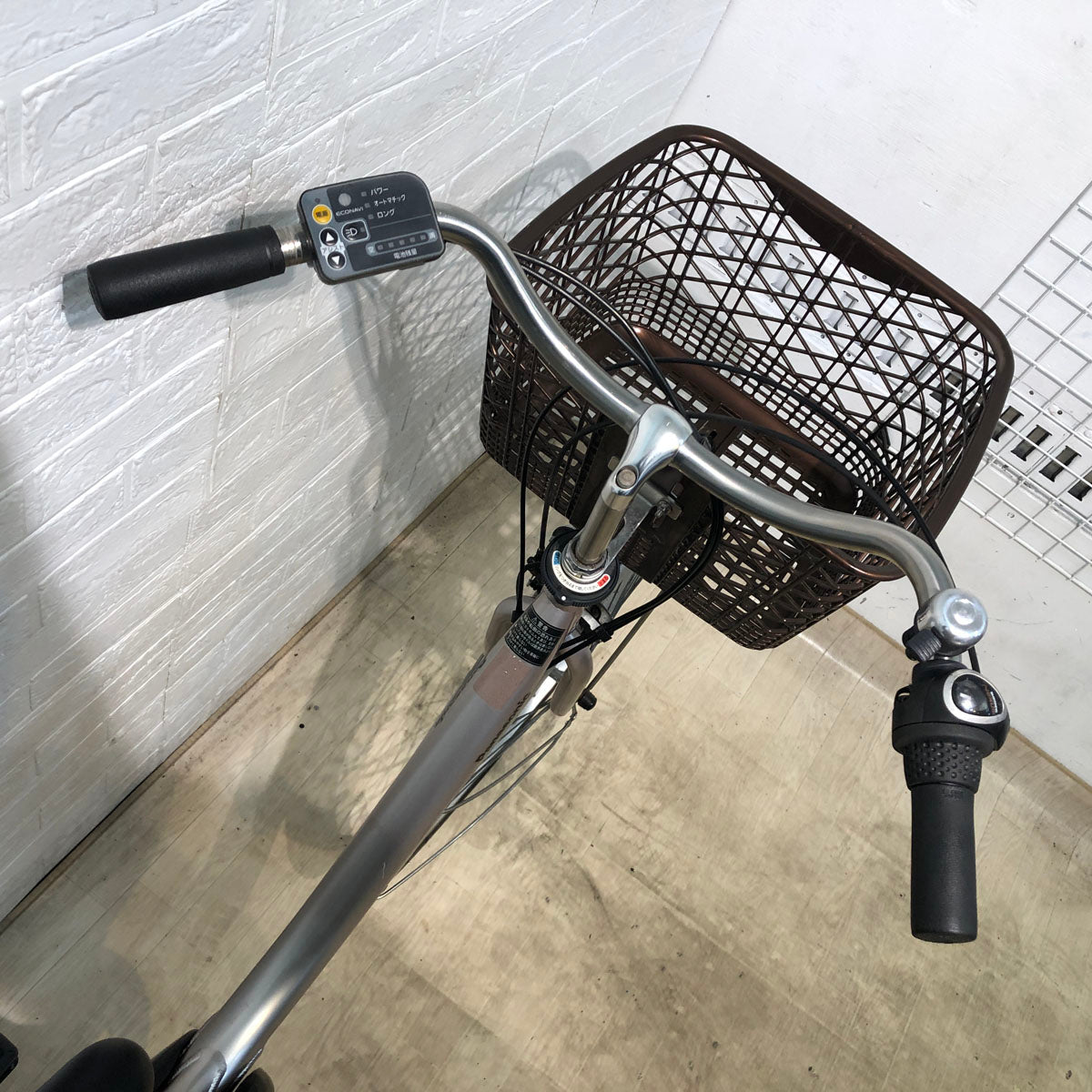 中古電動自転車 パナソニック ビビ ライト U ピンクベージュ 26インチ YB034