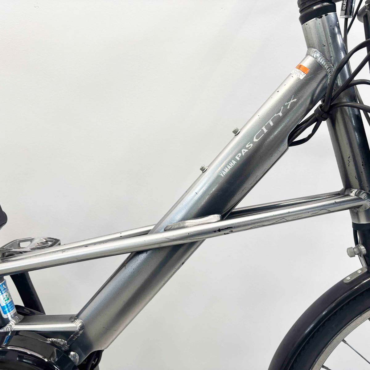 中古電動自転車 ヤマハ PAS シティX シルバー 20インチ YJ098