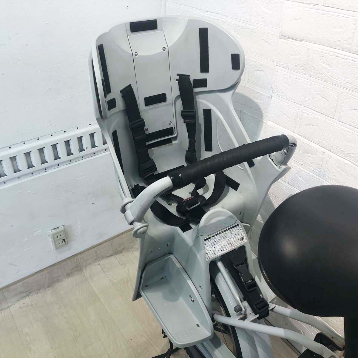 中古電動自転車 ブリヂストン ビッケ2e グレー 20インチ YG076