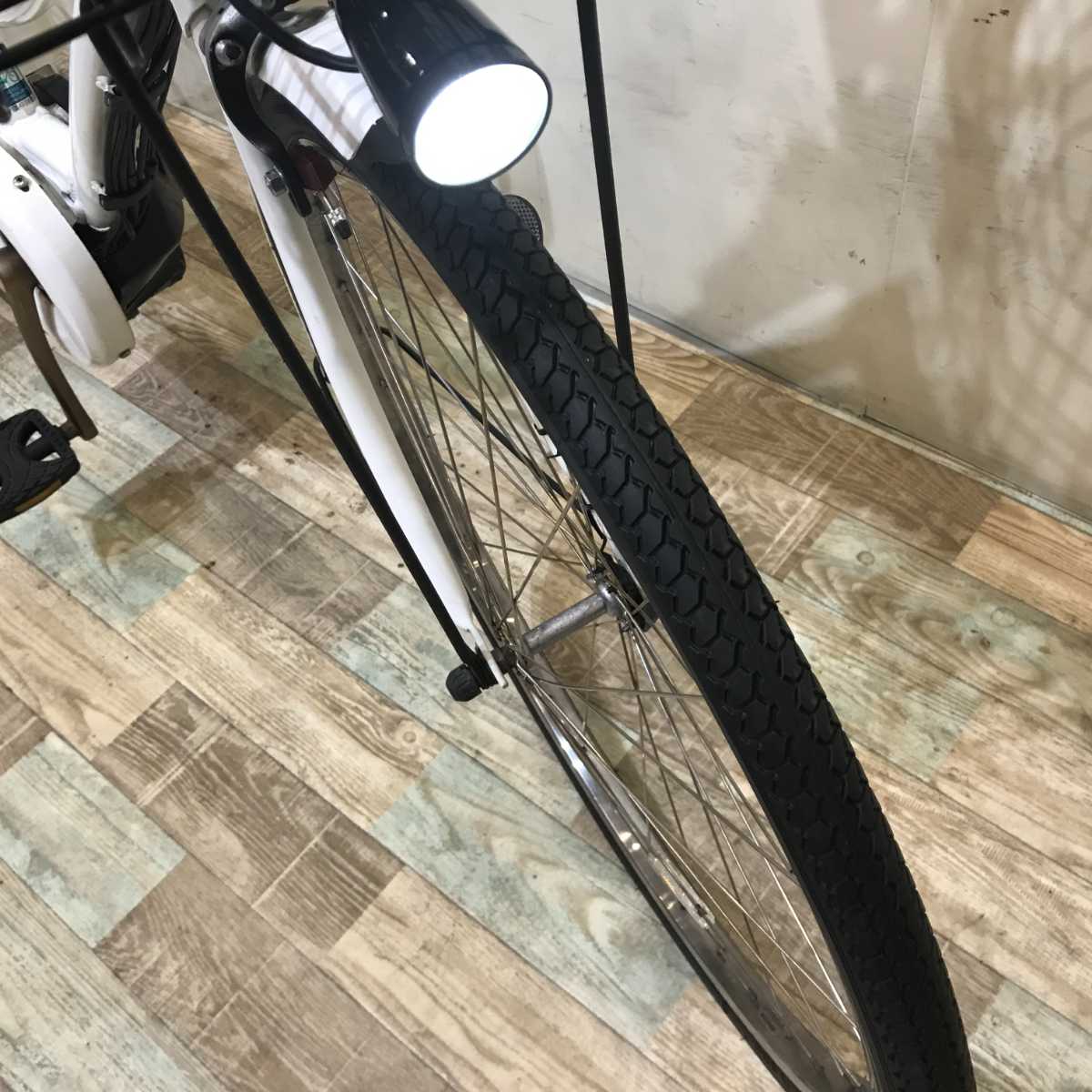 整備済美品★YAMAHA PAS Ami 26インチ ホワイト 電動自転車 中古電動自転車 ヤマハ PAS Ami パス アミ ホワイト 26インチ KZ120