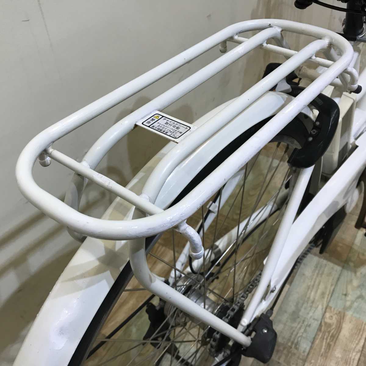385  ヤマハ新機種電動アシスト自転車PAS Ami26インチパールホワイトアルミボディ ヤマハ発動機 電動アシスト自転車 YAMAHA ヤマハ PAS Ami パスアミ