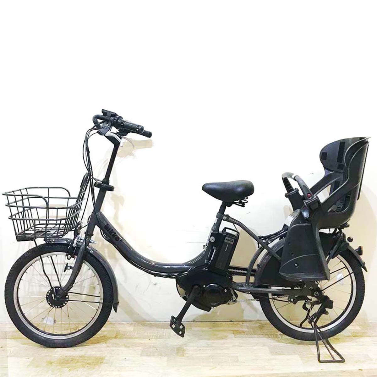 中古電動自転車 ブリヂストン bikke 2 e ビッケ ツー イー グレー 20インチ KA047