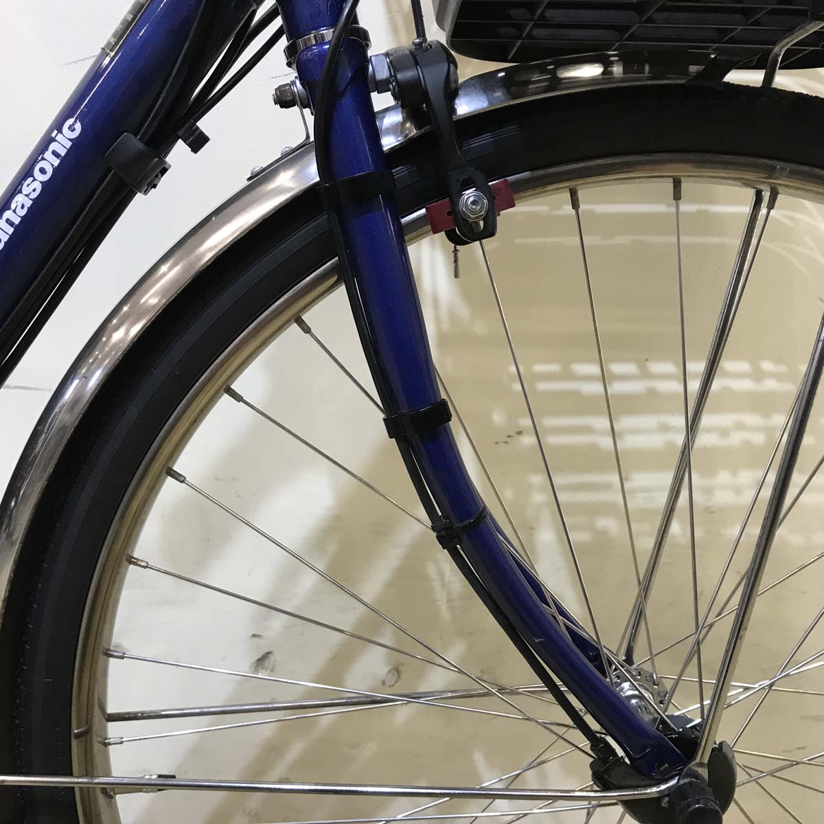 中古電動自転車 パナソニック ビビ DX ネイビー 26インチ KF073