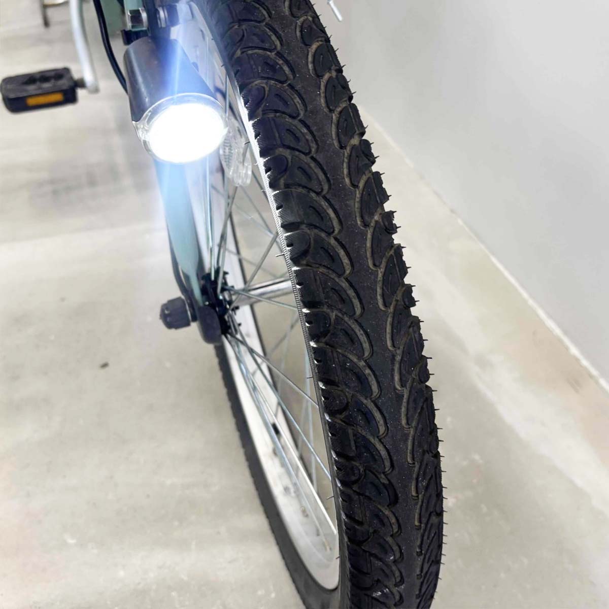 中古電動自転車 パナソニック ギュットミニDX グリーン 20インチ YJ099