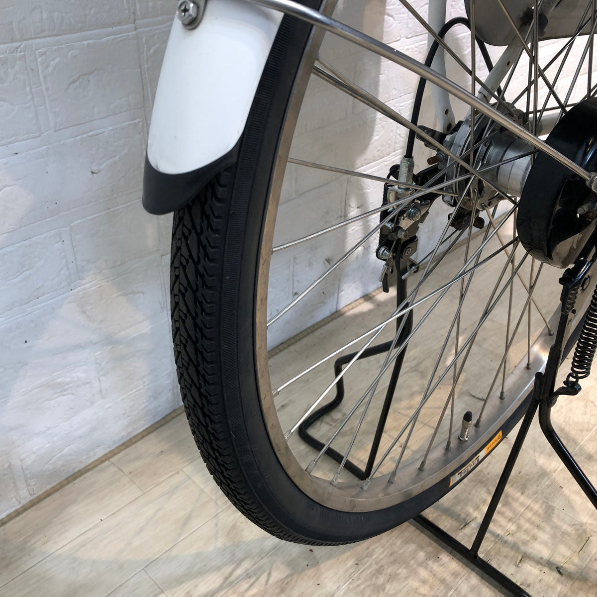 中古電動自転車 パナソニック ギュット DX ホワイト 前22×後26インチ YB035