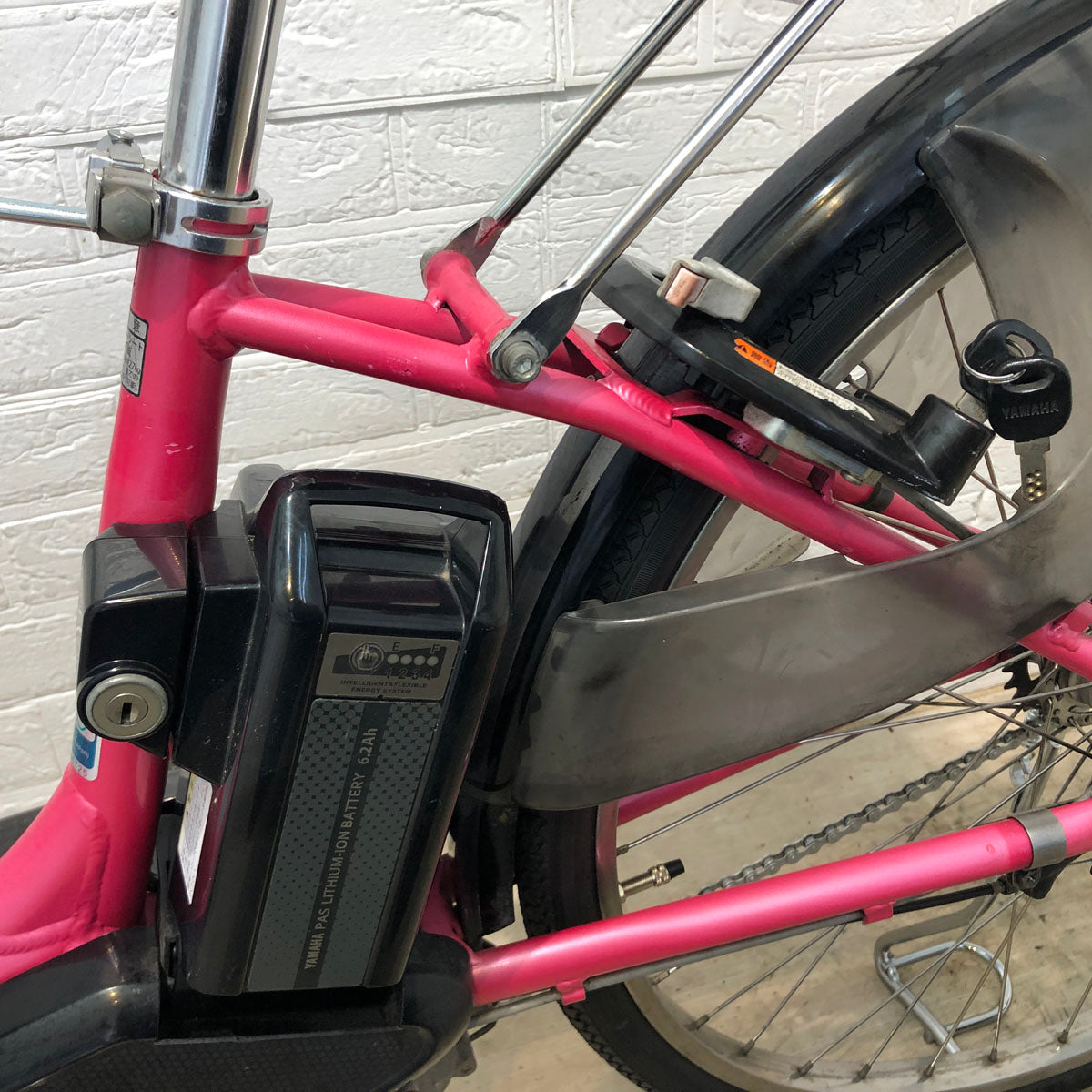 ヤマハ PAS ナチュラ L ピンク 26インチ YU066 【中古車】