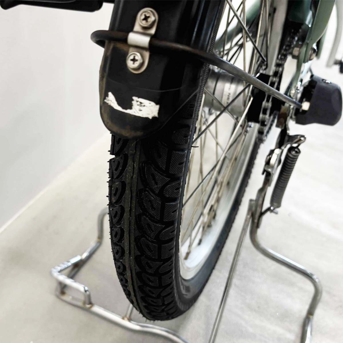 中古電動自転車 パナソニック ギュットミニDX グリーン 20インチ YJ099