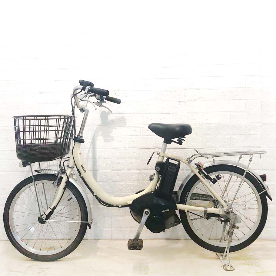 中古電動自転車 ヤマハ PAS シオンU ベージュ 20インチ YG078