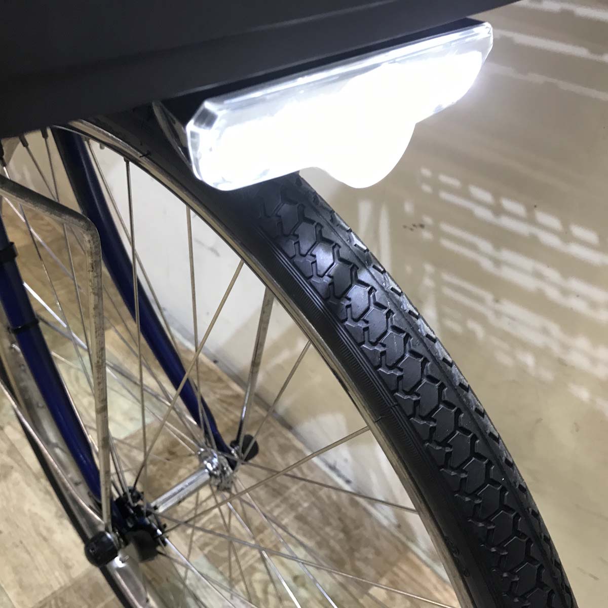 中古電動自転車 パナソニック ビビ DX ネイビー 26インチ KF073