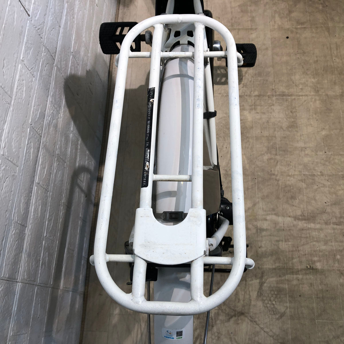 中古電動自転車 パナソニック ギュット DX ホワイト 前22×後26インチ YB035