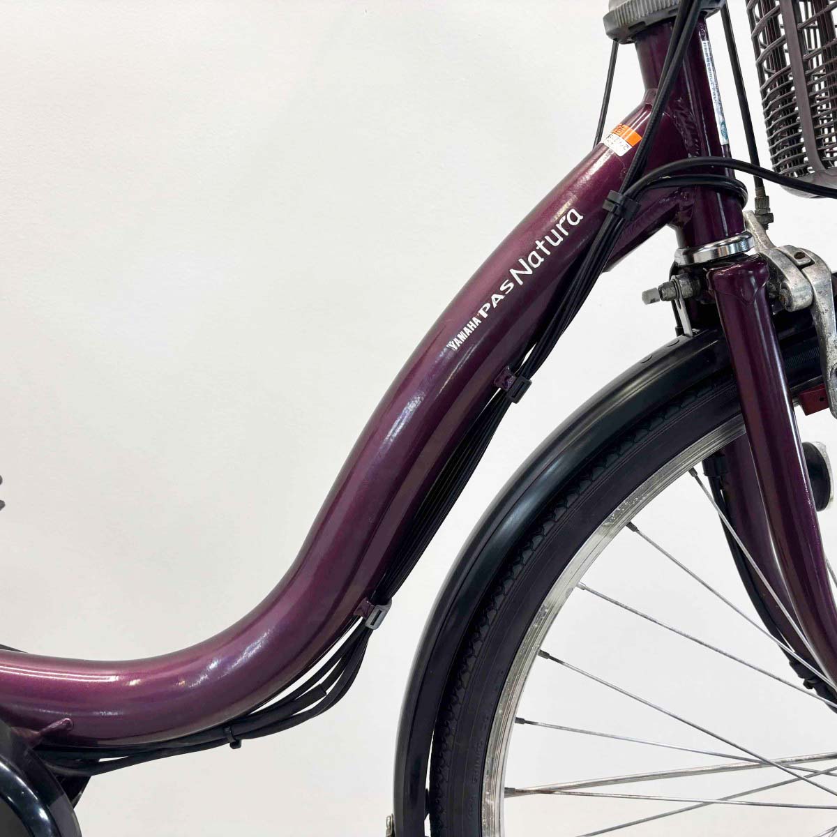 中古電動自転車 ヤマハ PAS ナチュラS パープル 26インチ YJ100